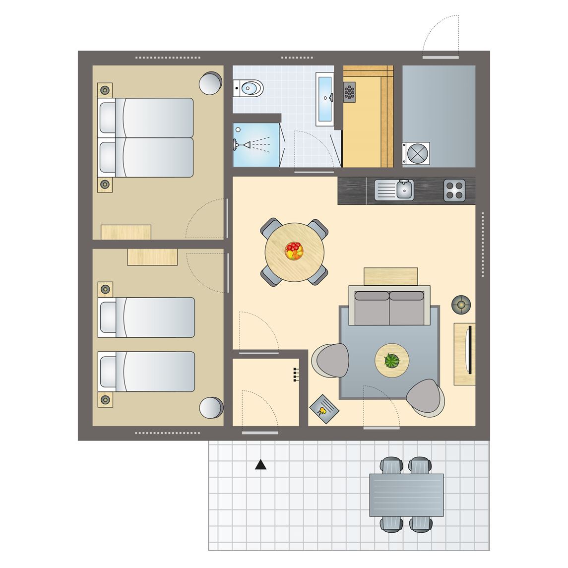 4-persoons bungalow bij Vakantiepark Arber
