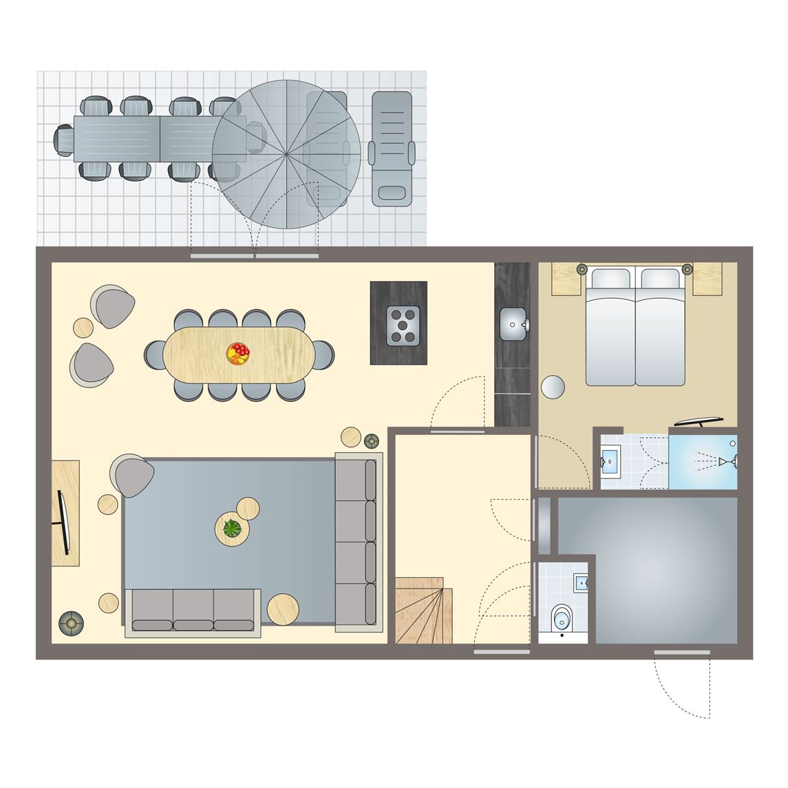 10-persoons bungalow bij Vakantiepark Aelderholt