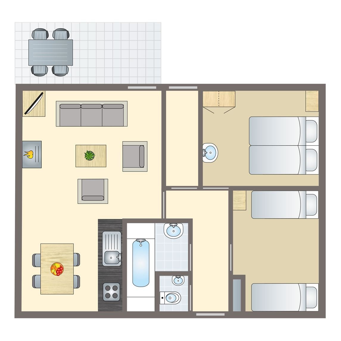 4-persoons bungalow bij Vakantiepark Aelderholt