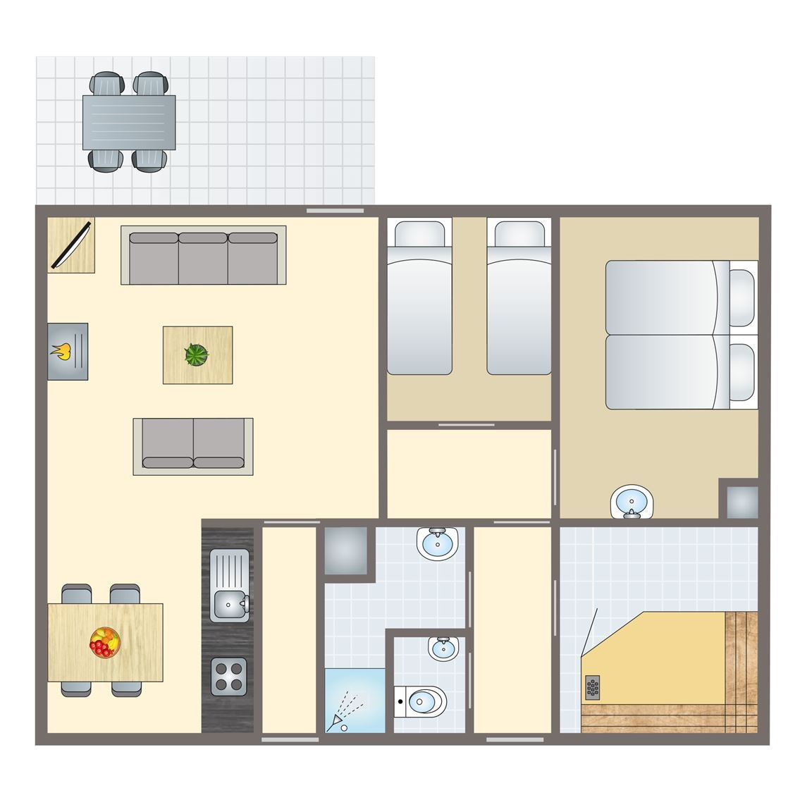 4-persoons bungalow bij Vakantiepark Aelderholt