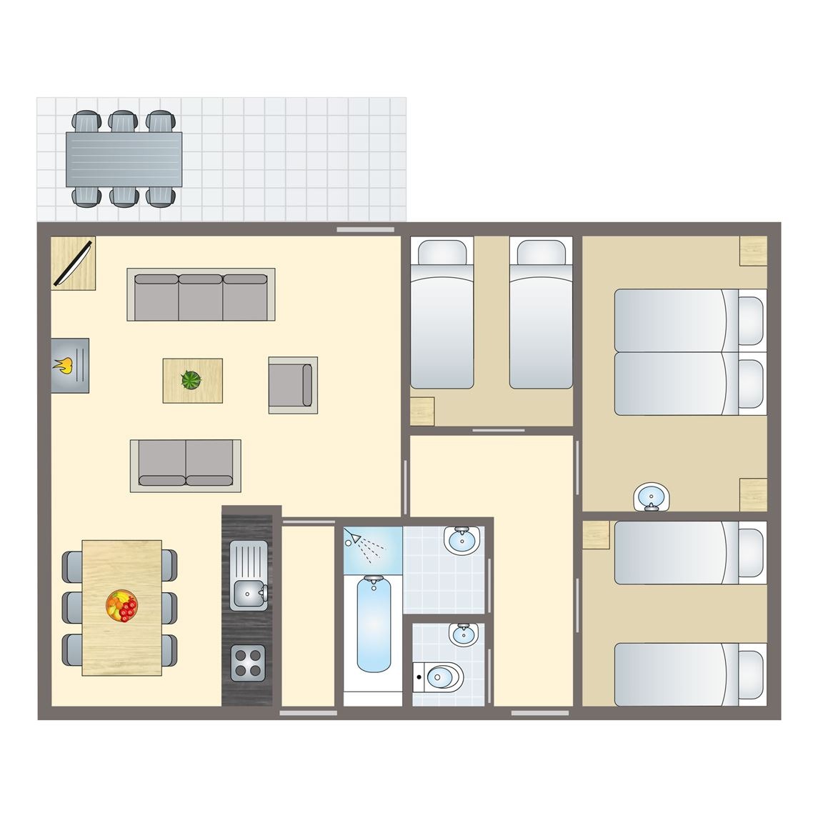 6-persoons bungalow bij Vakantiepark Aelderholt