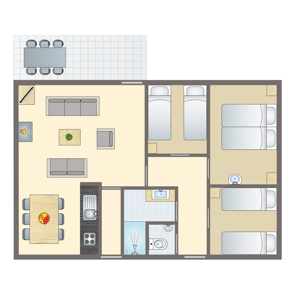 6-persoons bungalow bij Vakantiepark Aelderholt