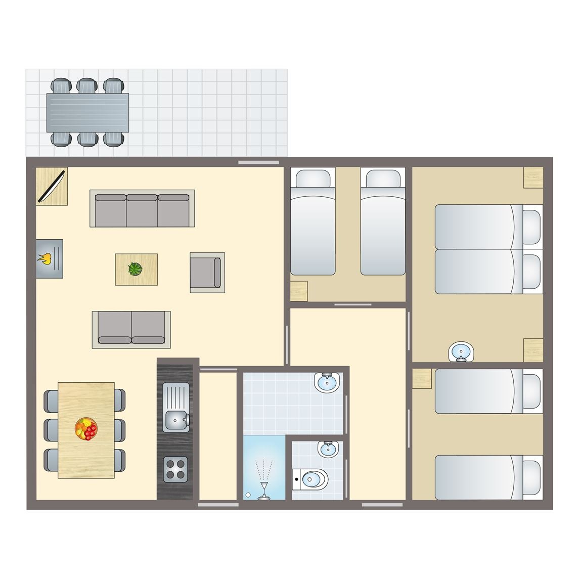 6-persoons hondenbungalow bij Vakantiepark Aelderholt
