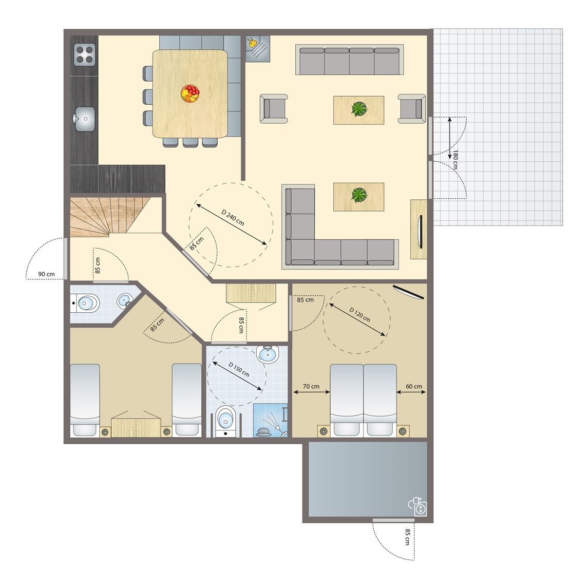 12-persoons bungalow bij Vakantiepark Coldenhove