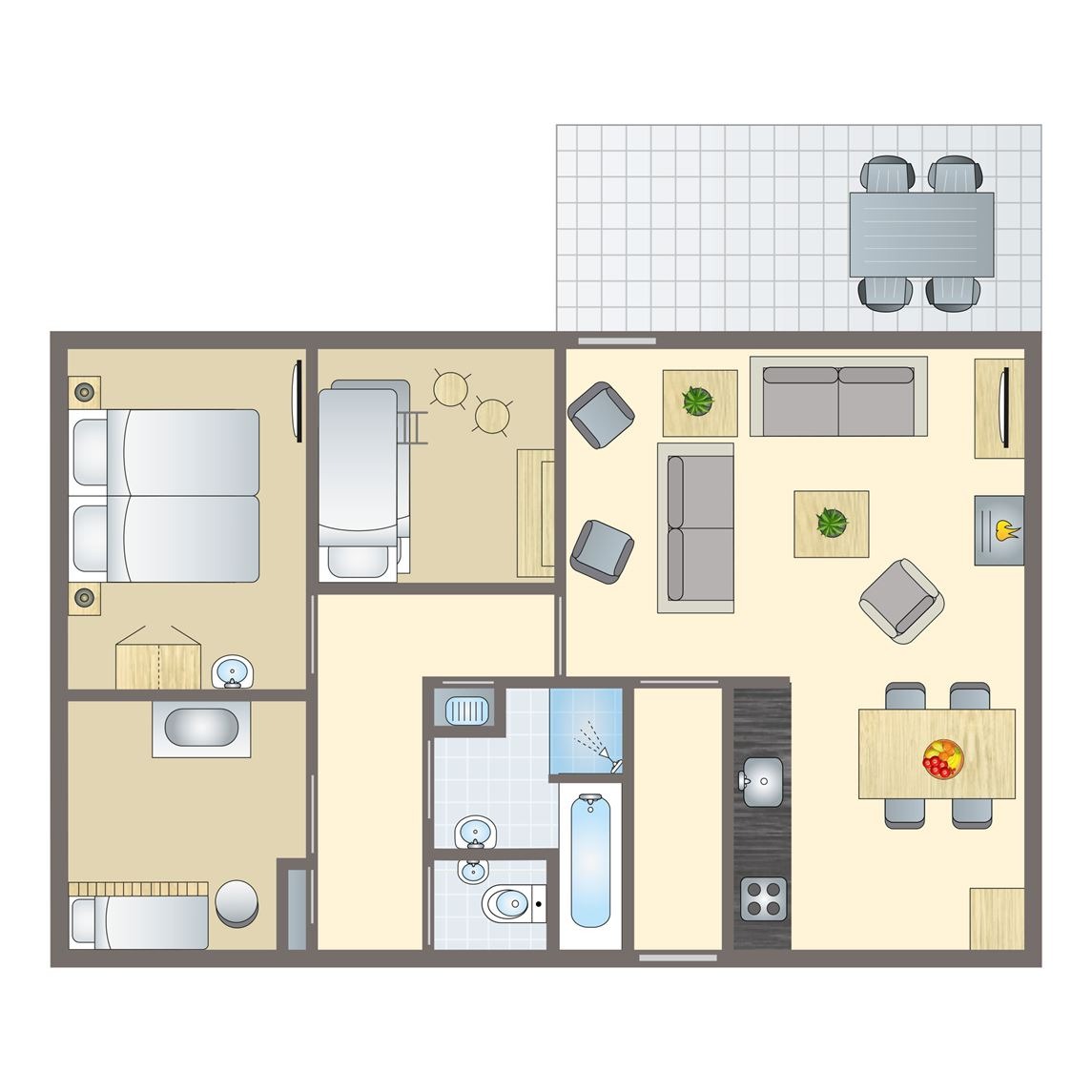 4-persoons kinderbungalow bij Vakantiepark Coldenhove
