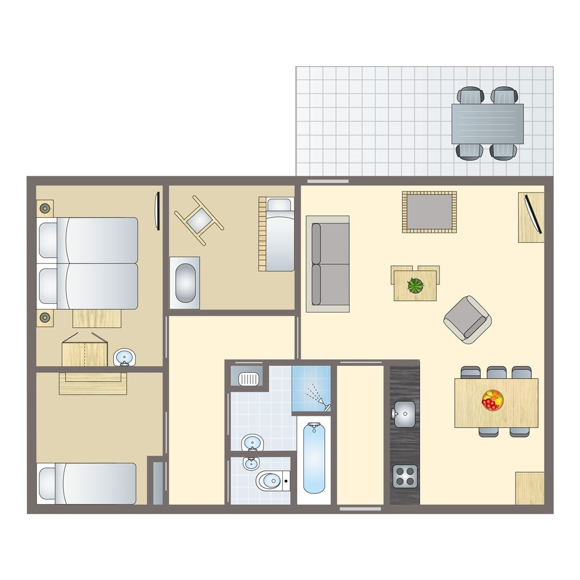 4-persoons babybungalow bij Vakantiepark Coldenhove