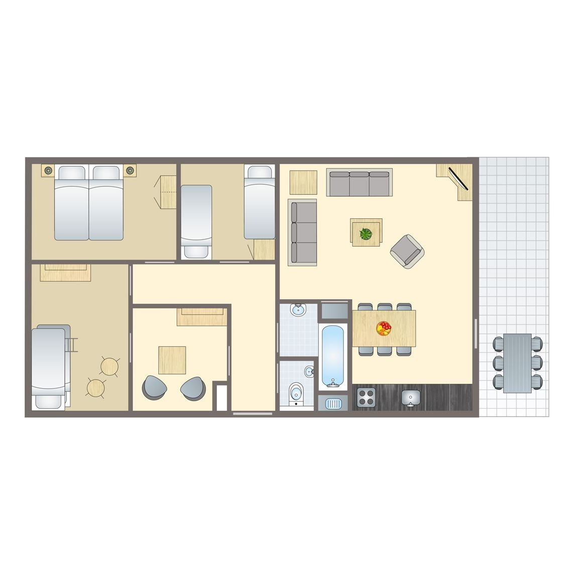 6-persoons kinderbungalow bij Vakantiepark Coldenhove