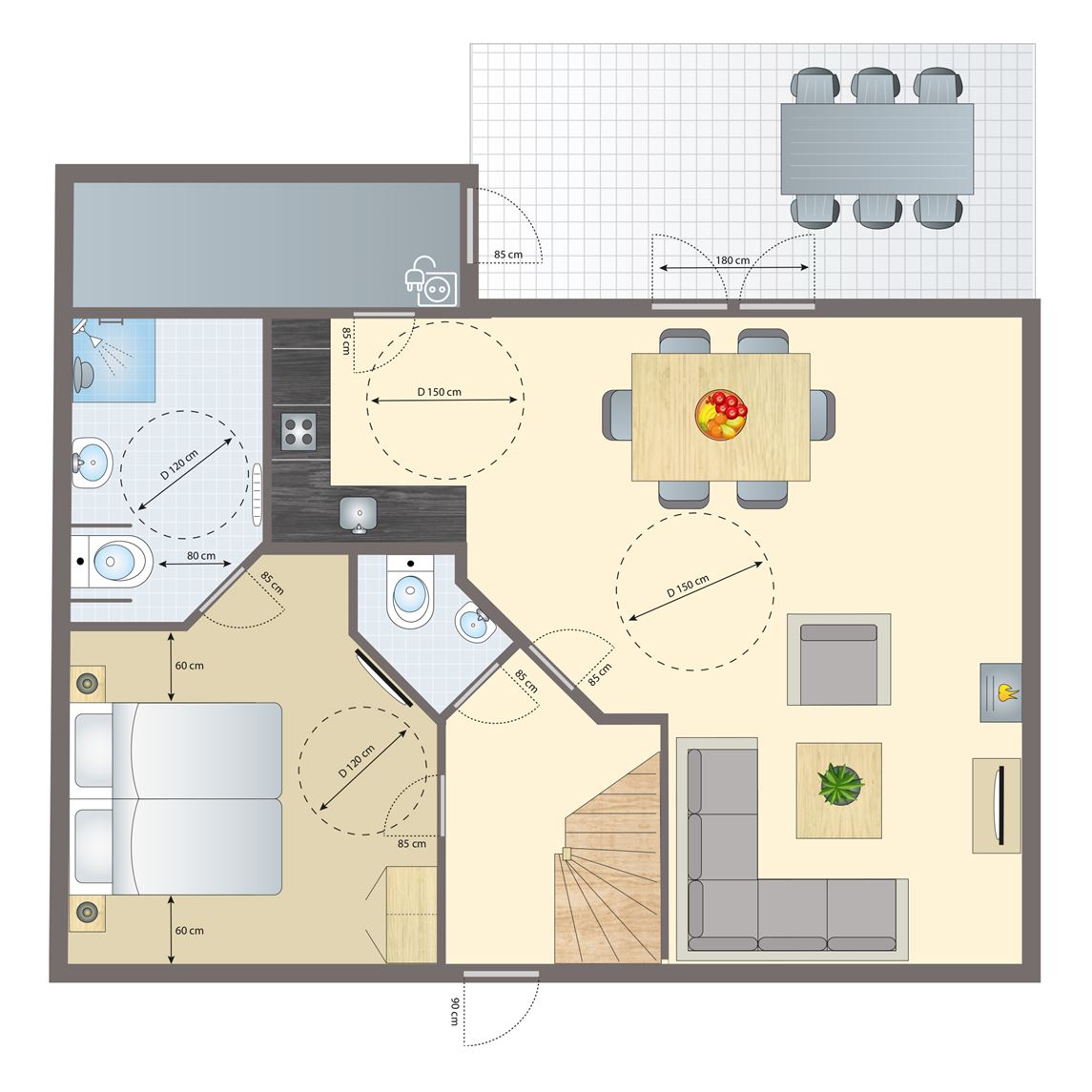 6-persoons bungalow bij Vakantiepark Coldenhove