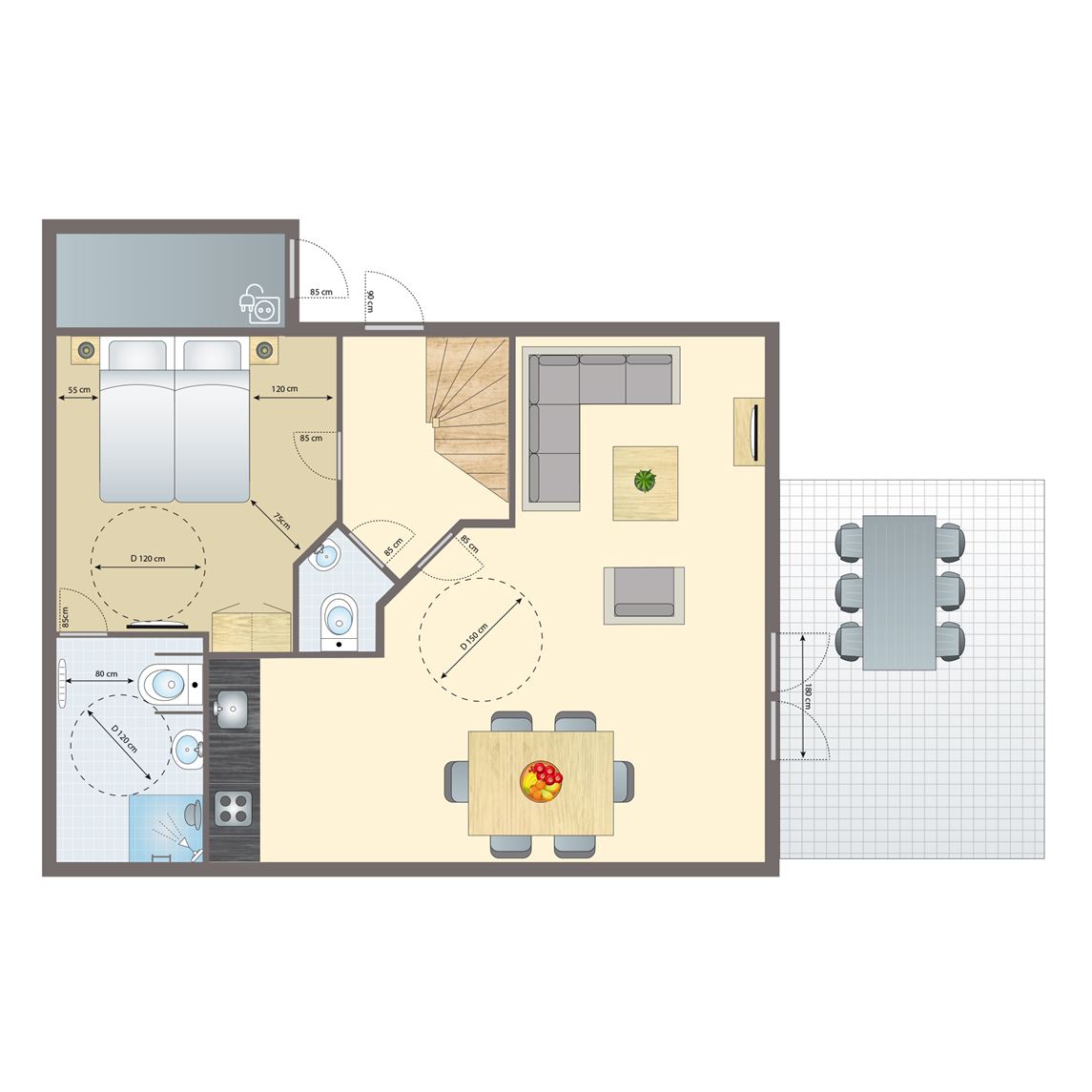 6-persoons bungalow bij Vakantiepark Coldenhove