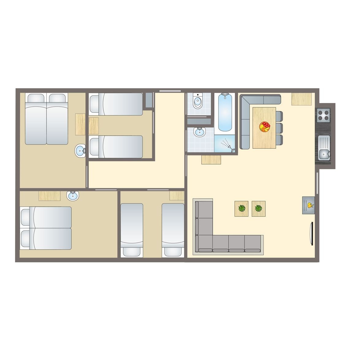 8-persoons bungalow bij Vakantiepark Coldenhove