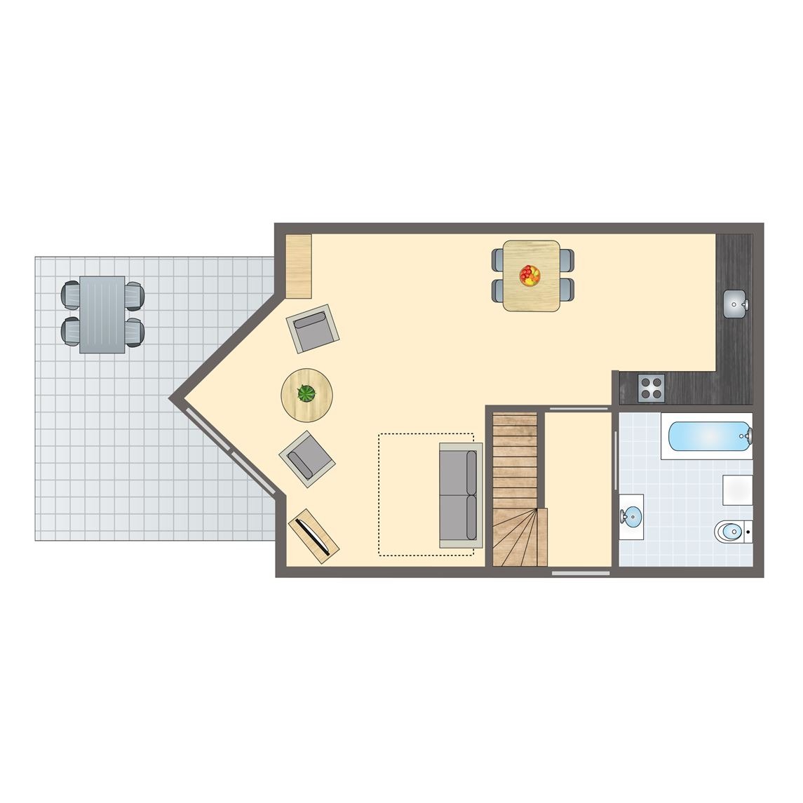 4-persoons bungalow bij Vakantiepark Dwergter Sand