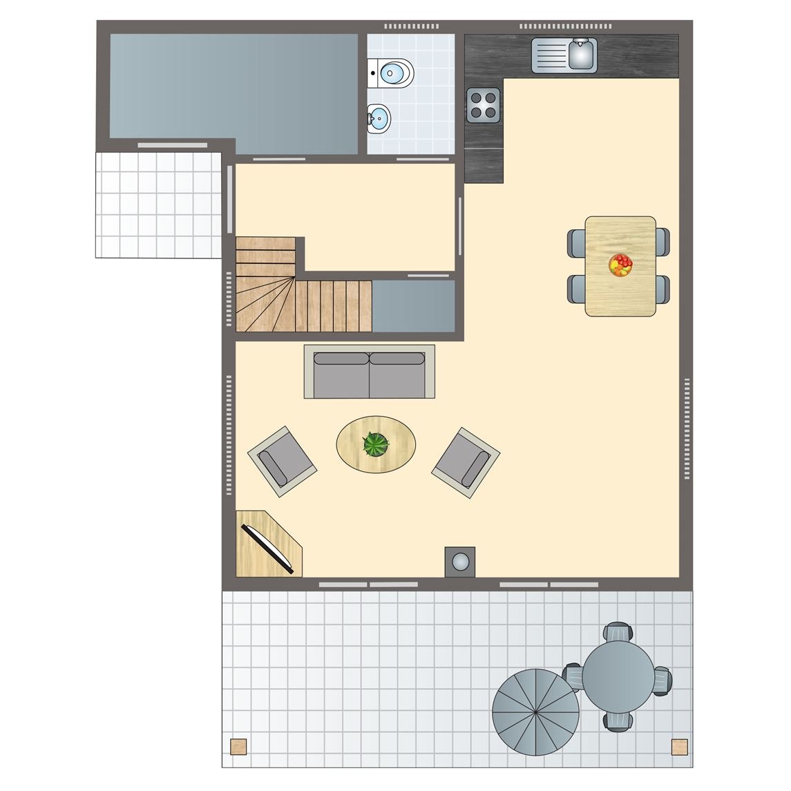 4-persoons bungalow bij Vakantiepark Dwergter Sand