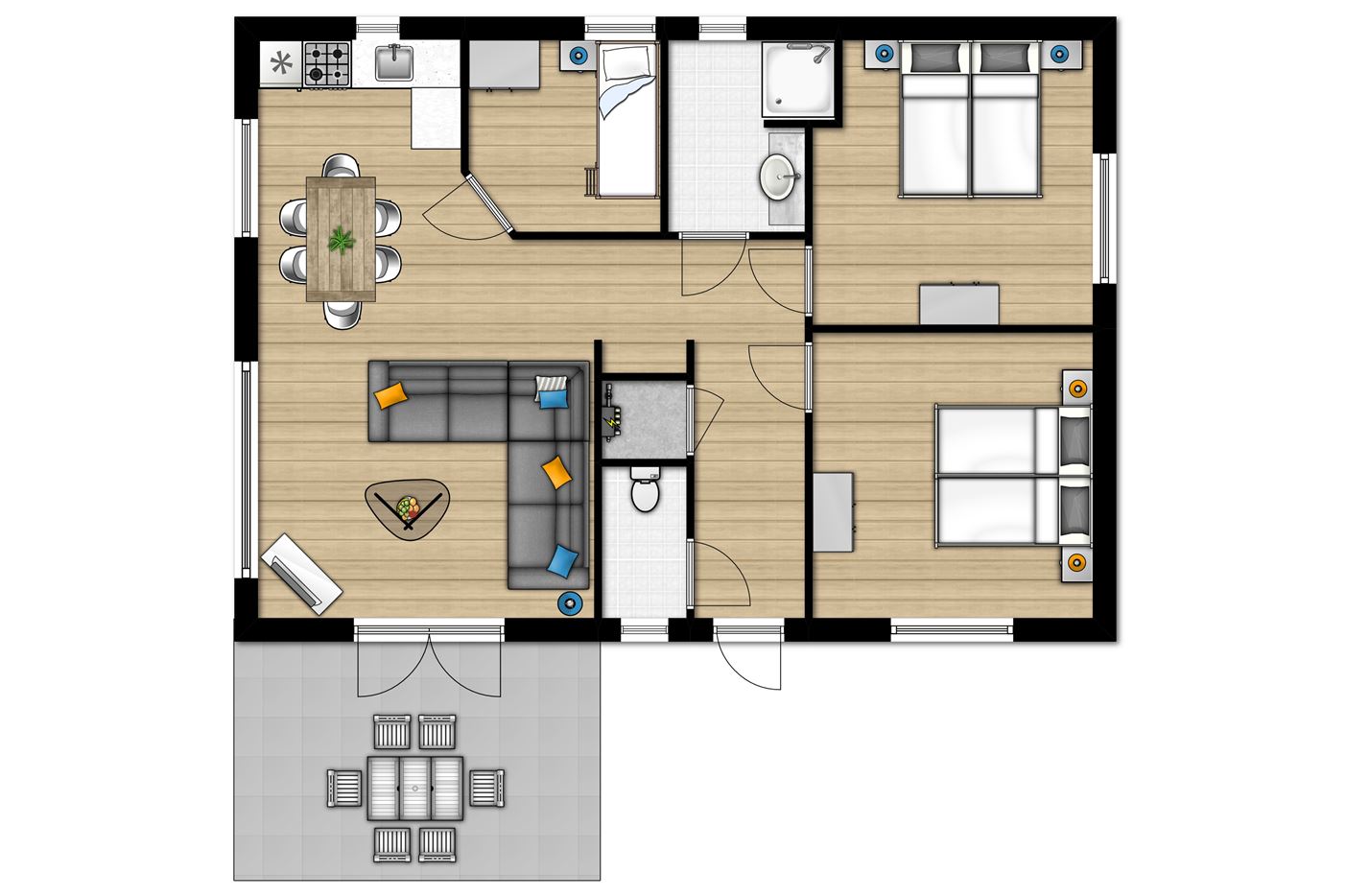 Chalet 6C bij Kustpark Egmond aan Zee