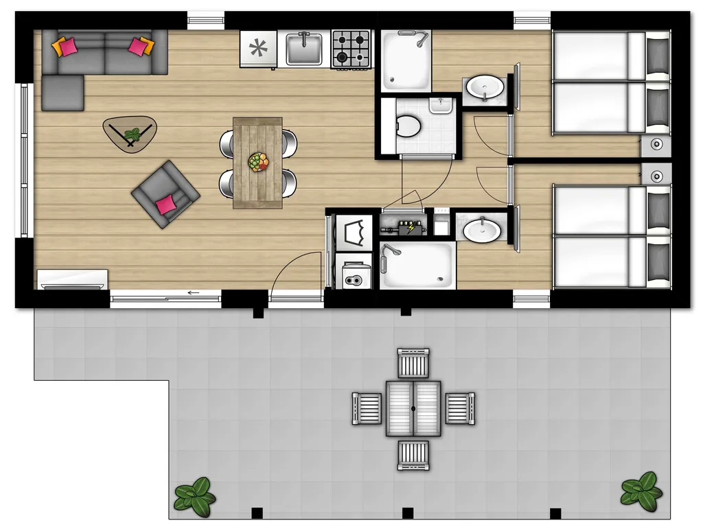 L4A Comfort bij Vakantiepark Hof Domburg
