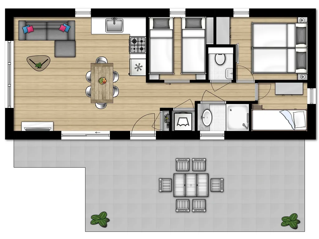 L6A Comfort bij Vakantiepark Hof Domburg