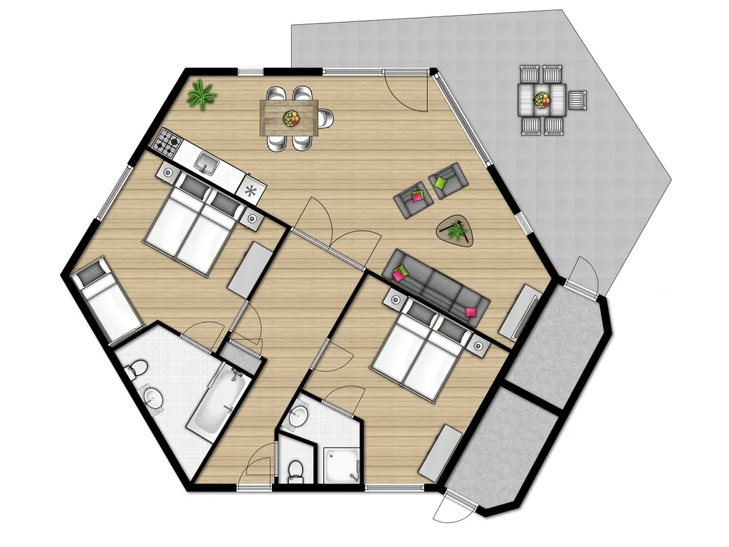 Comfort 5B bij Vakantiepark Hof Domburg