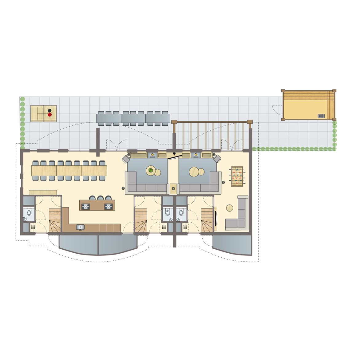 18-persoons boerderij bij Hof van Saksen