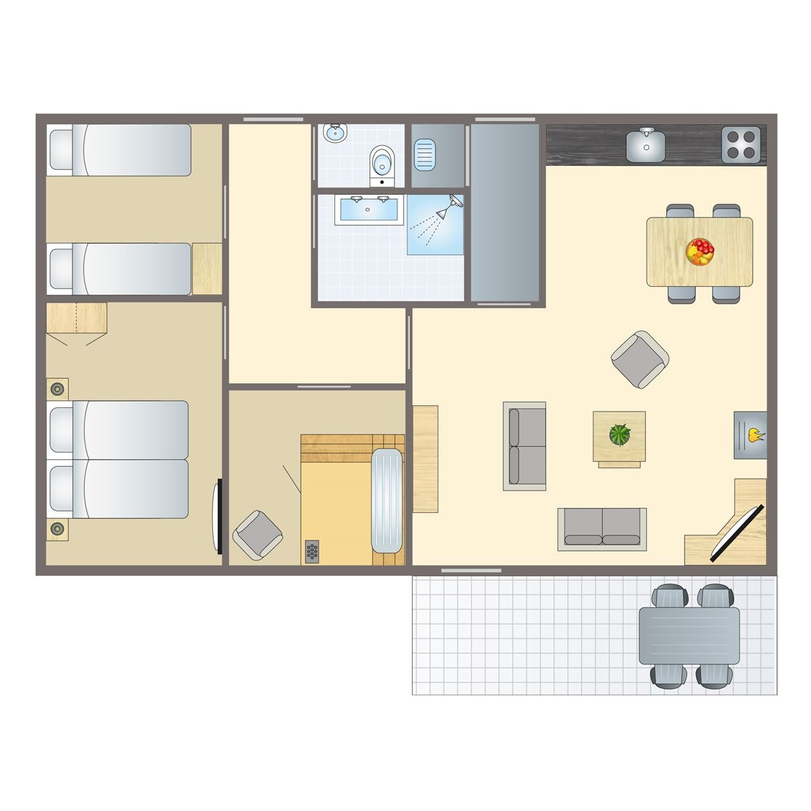 4-persoons bungalow bij Vakantiepark Heideheuvel