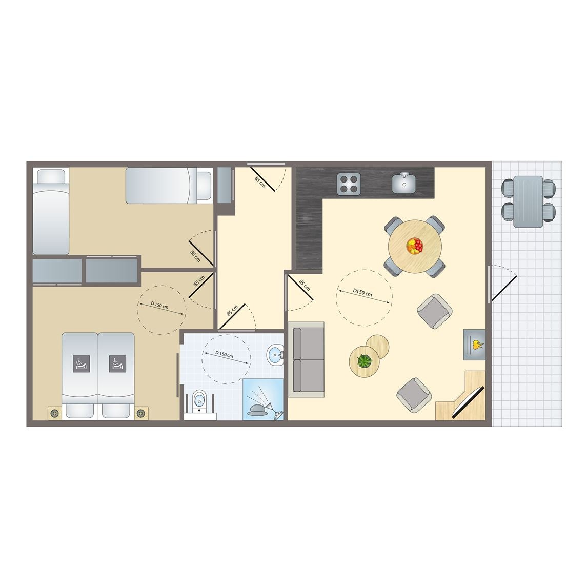 4-persoons bungalow bij Vakantiepark Heideheuvel