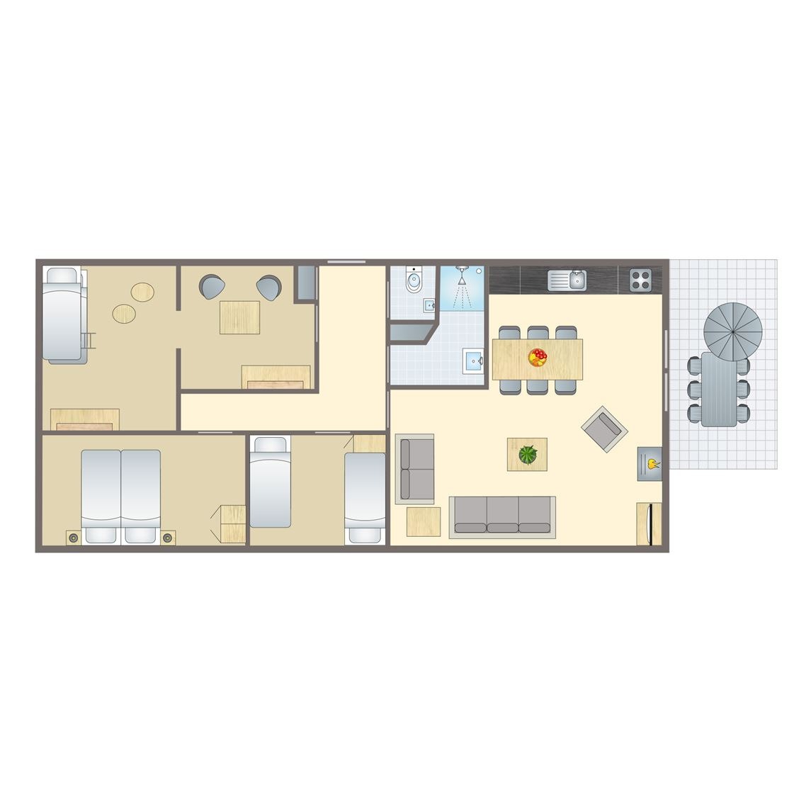 6-persoons kinderbungalow bij Vakantiepark Heideheuvel