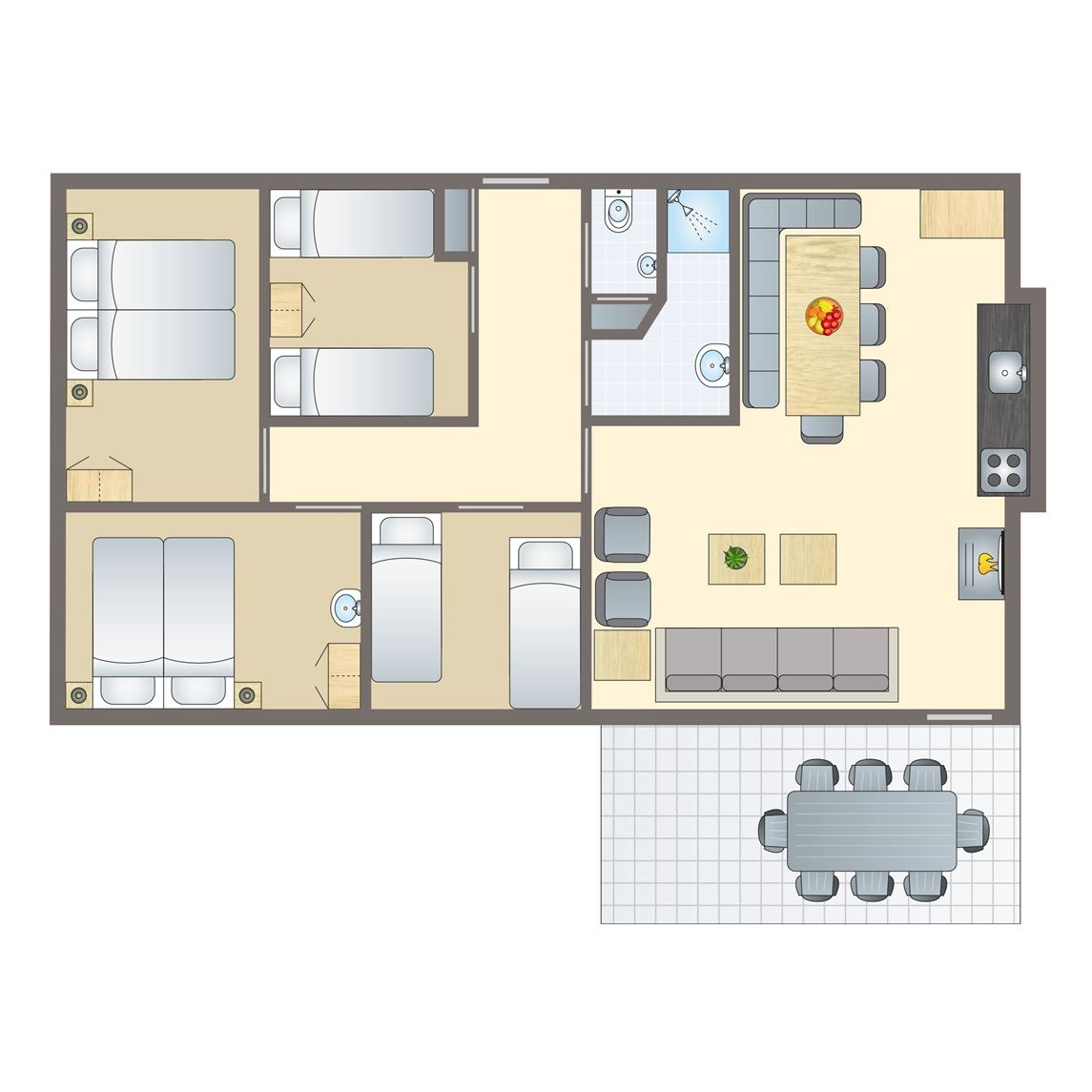 8-persoons bungalow bij Vakantiepark Heideheuvel