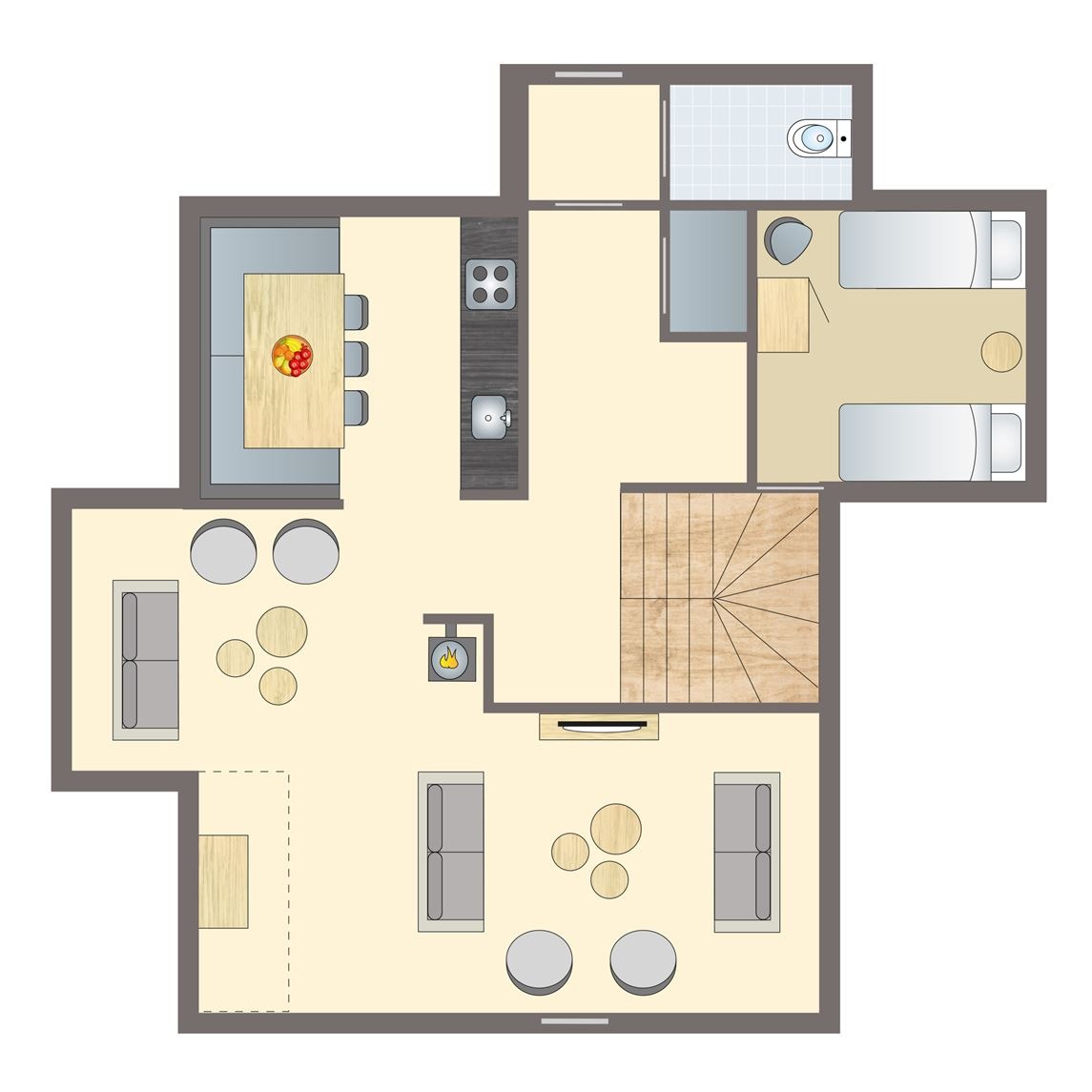 10-persoons appartement bij Alpen Chalets Katschberg