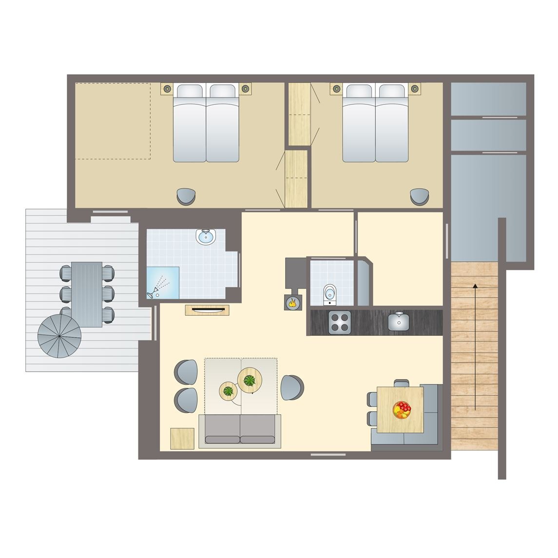 6-persoonsappartement bij Alpen Chalets Katschberg