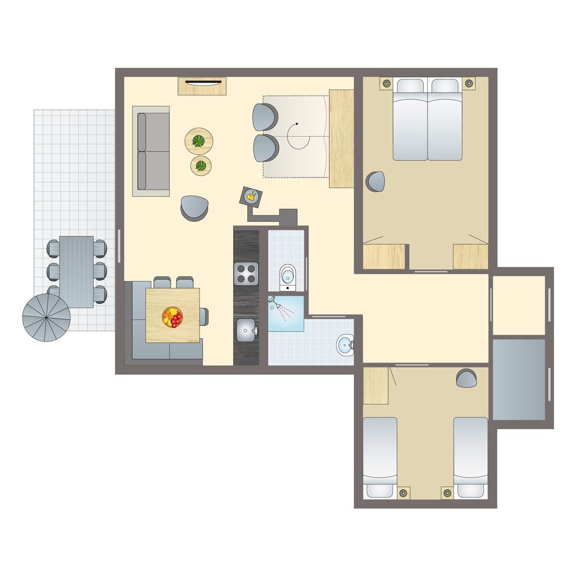 6-persoons appartement bij Alpen Chalets Katschberg