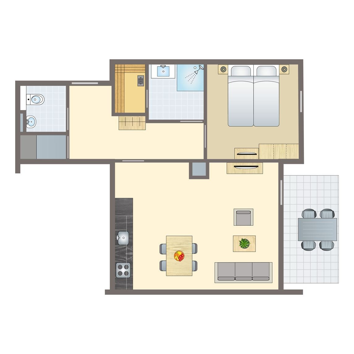 2-4-persoons appartement bij Alpen Chalets Resort Maria Alm