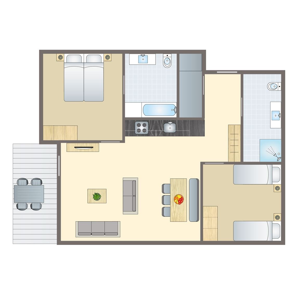 4-6-persoons appartement bij Alpen Chalets Resort Maria Alm