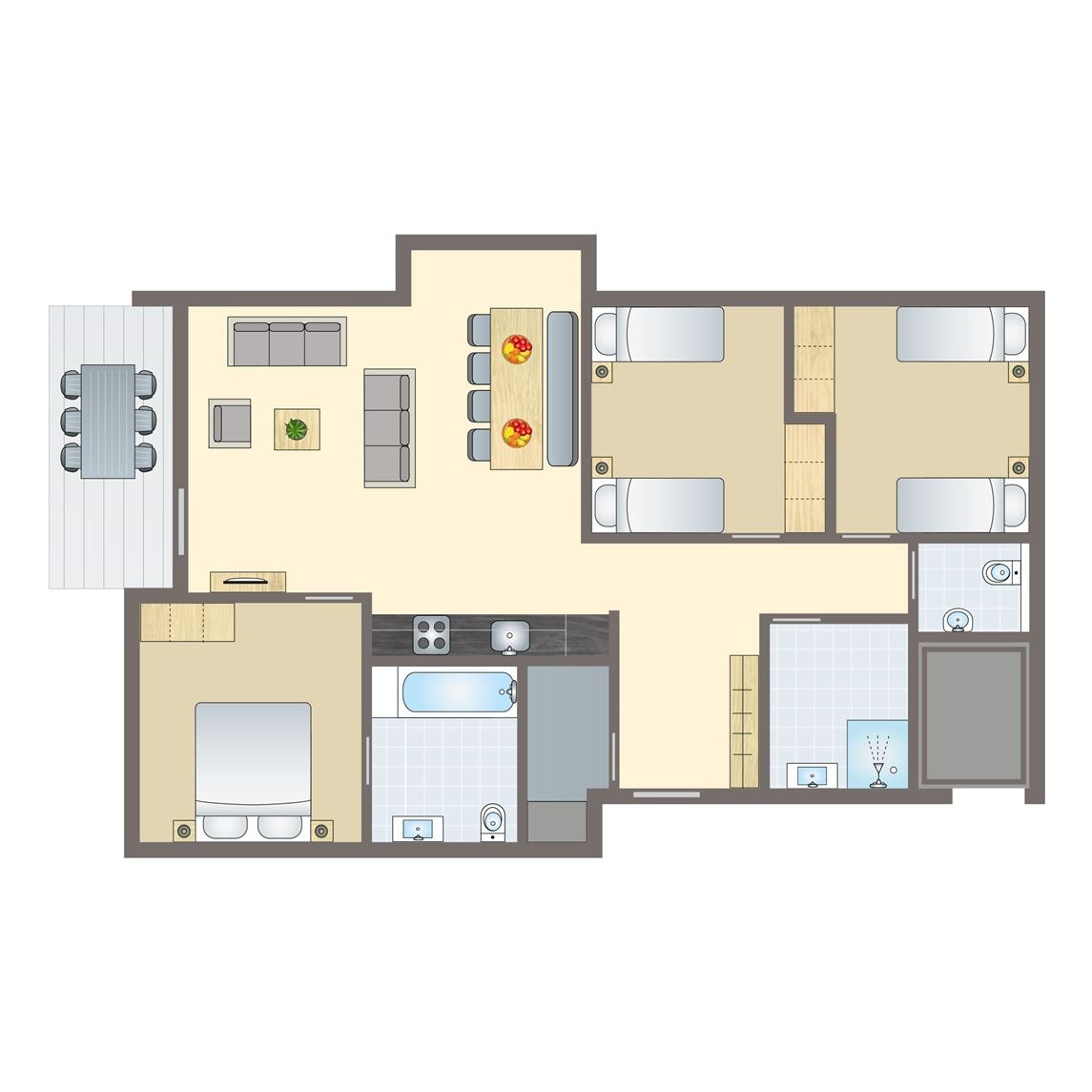 6-8-persoons appartement bij Alpen Chalets Resort Maria Alm