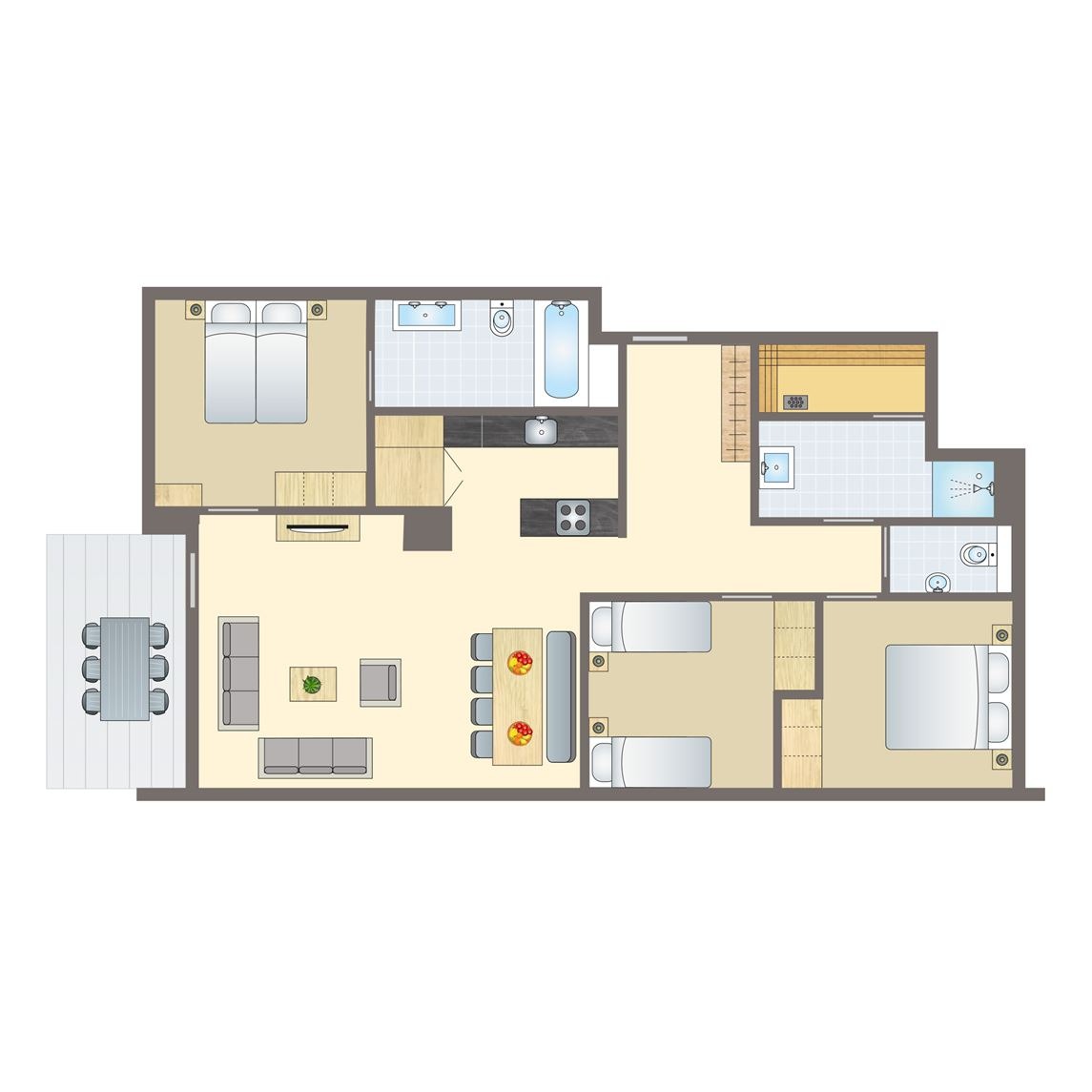 6-8-persoons appartement bij Alpen Chalets Resort Maria Alm