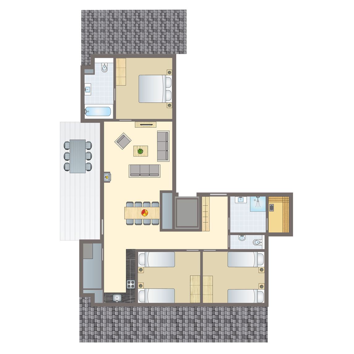 6-8-persoons penthouse bij Alpen Chalets Resort Maria Alm
