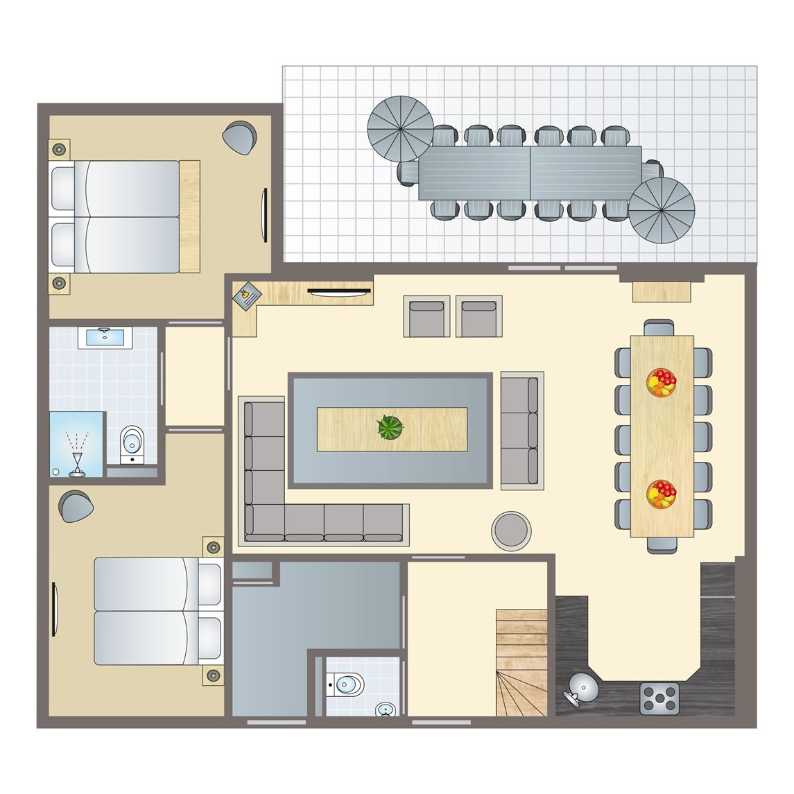 12-persoons bungalow bij Vakantiepark Miggelenberg