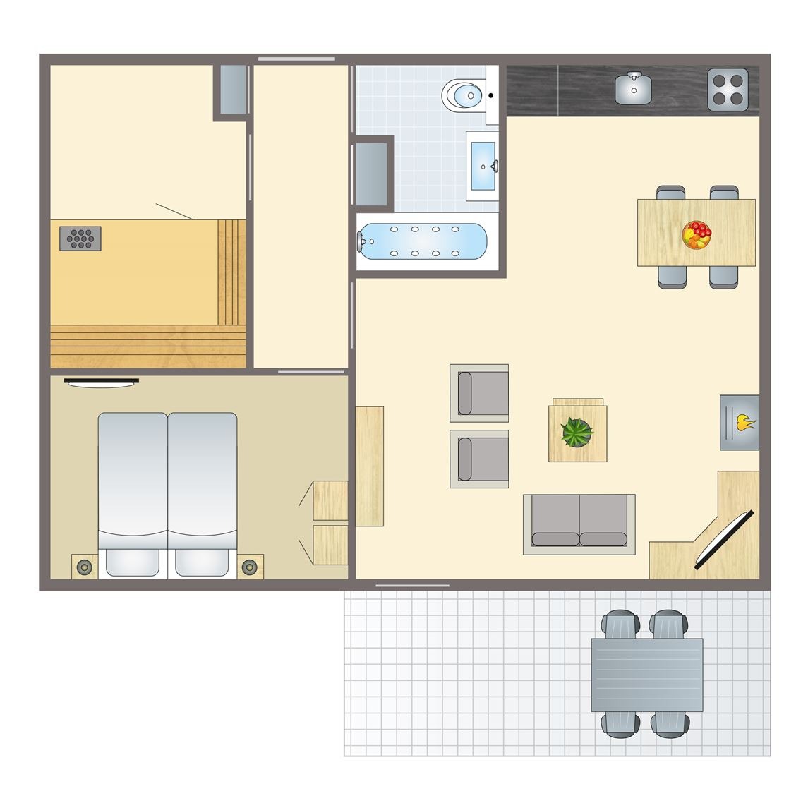 2-persoons bungalow bij Vakantiepark Miggelenberg