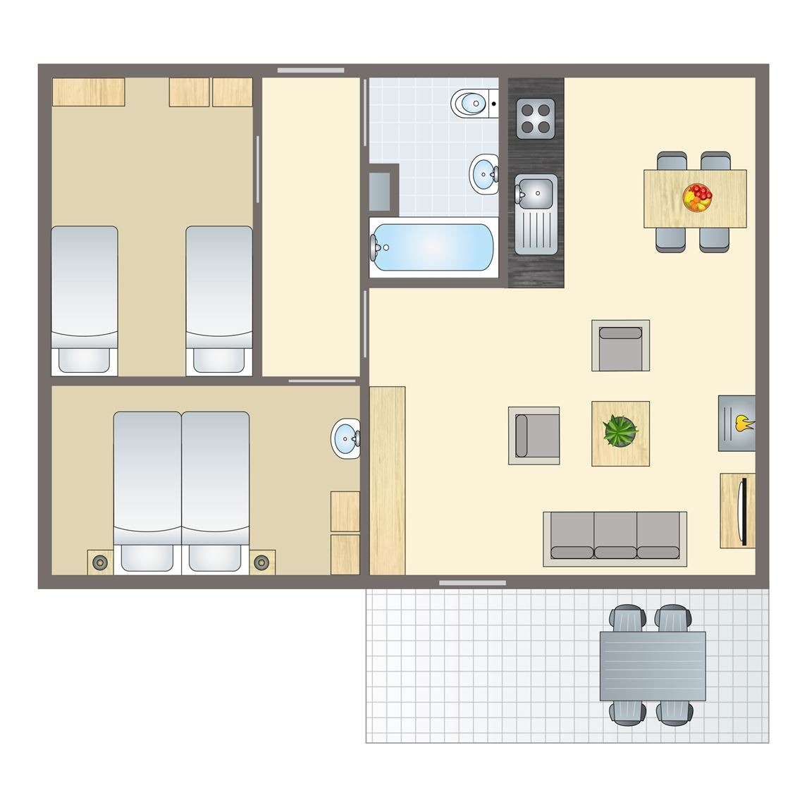 4-persoons bungalow bij Vakantiepark Miggelenberg