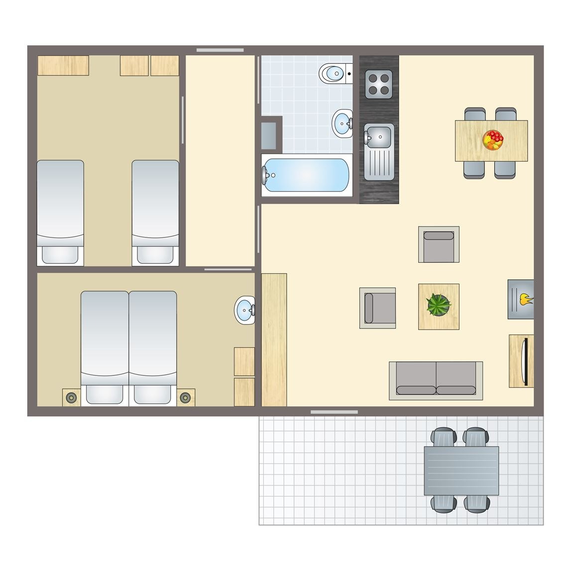 4-persoons bungalow bij Vakantiepark Miggelenberg