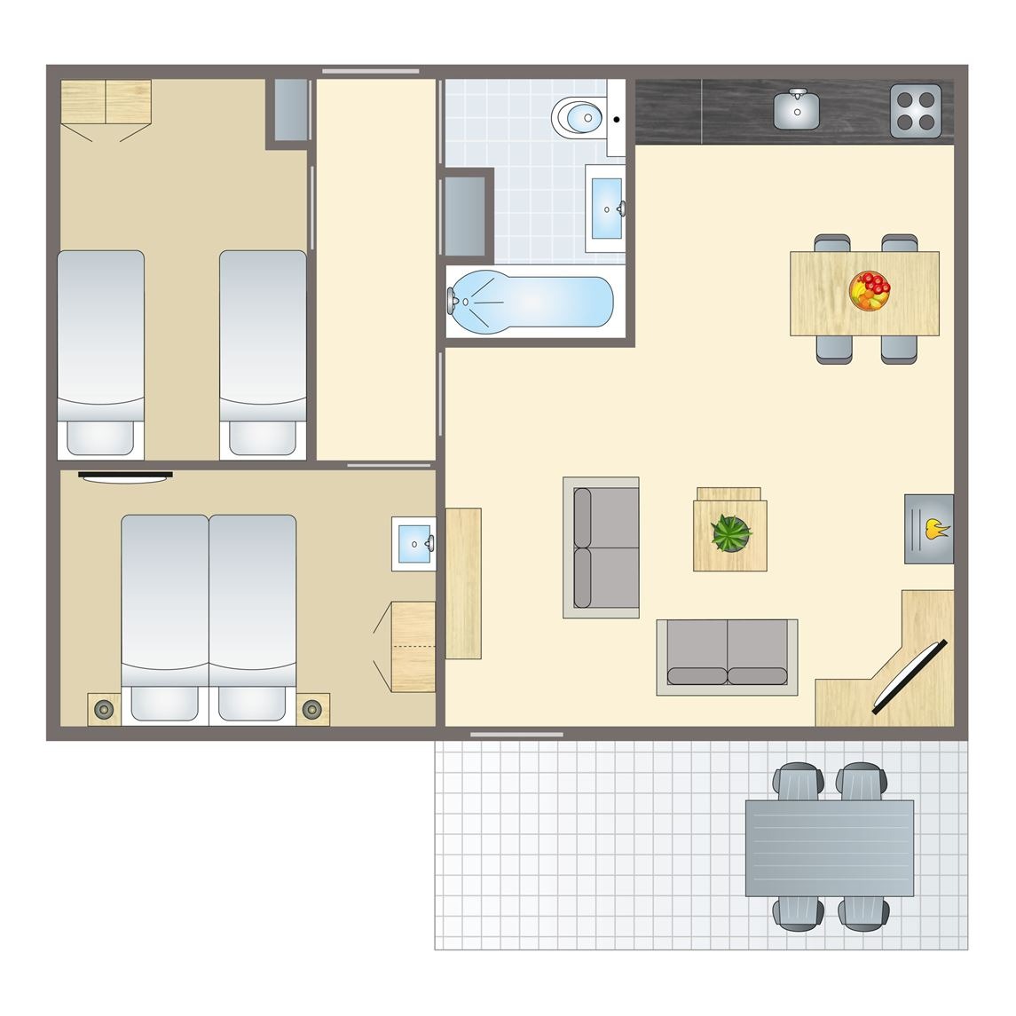 4-persoons bungalow bij Vakantiepark Miggelenberg