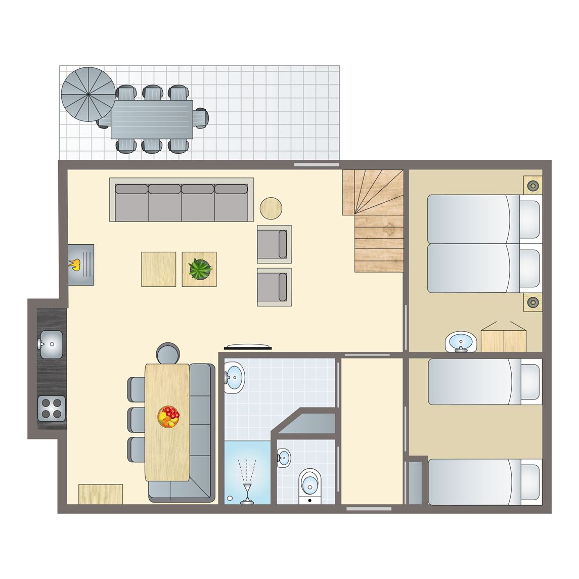 8-persoons bungalow bij Vakantiepark Miggelenberg