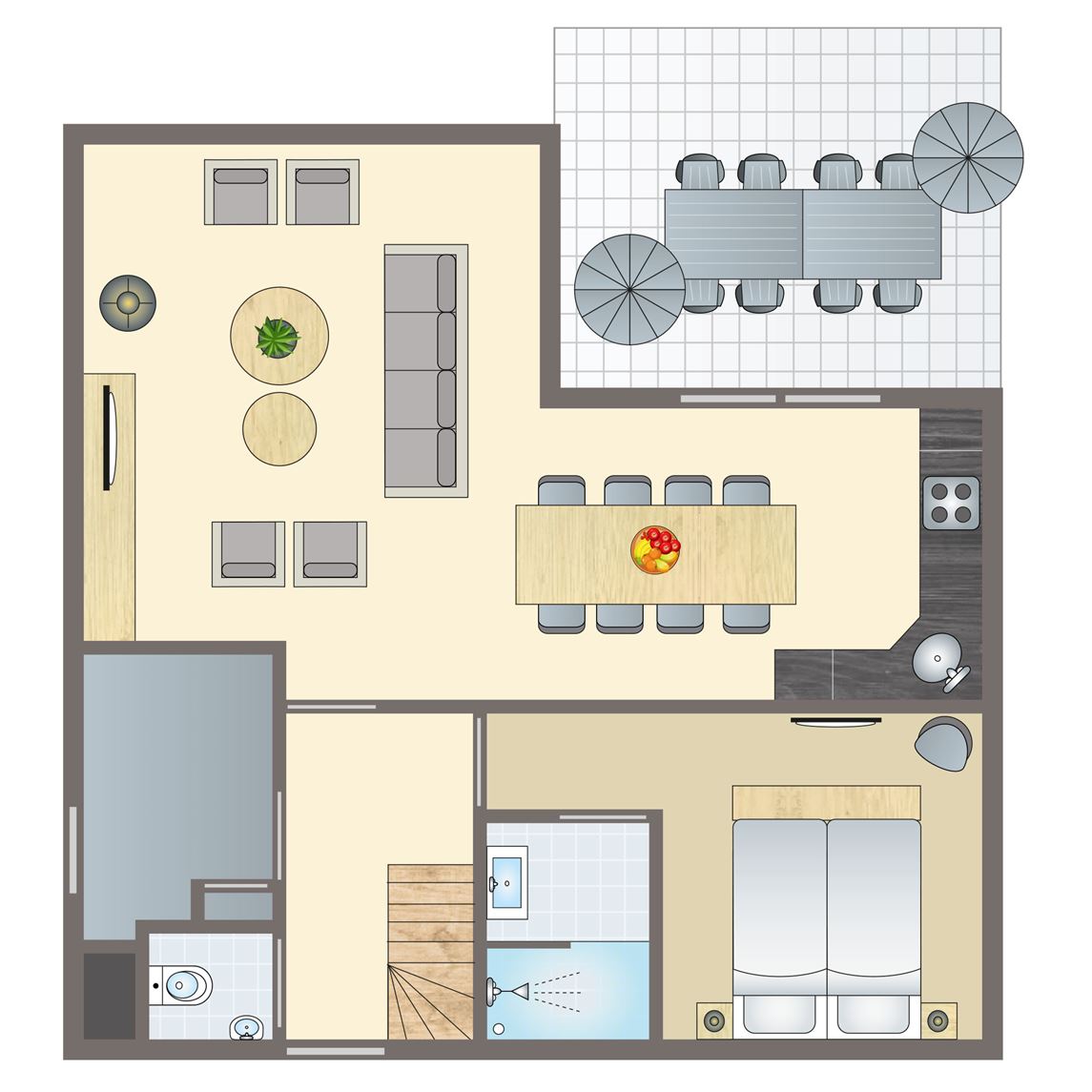 8-persoons bungalow bij Vakantiepark Miggelenberg