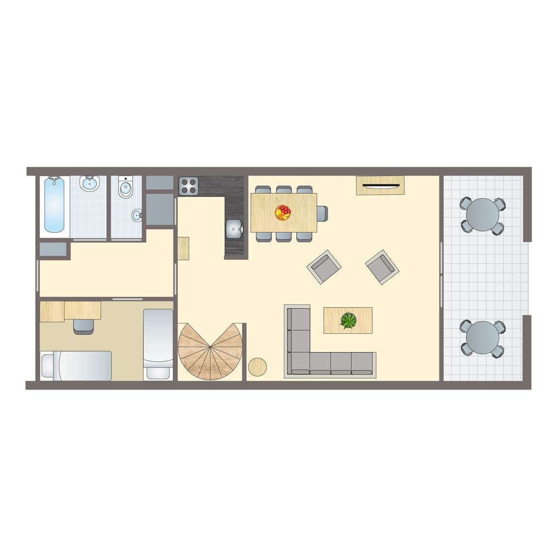 10-persoons appartement bij Vakantiepark Marina Lipno
