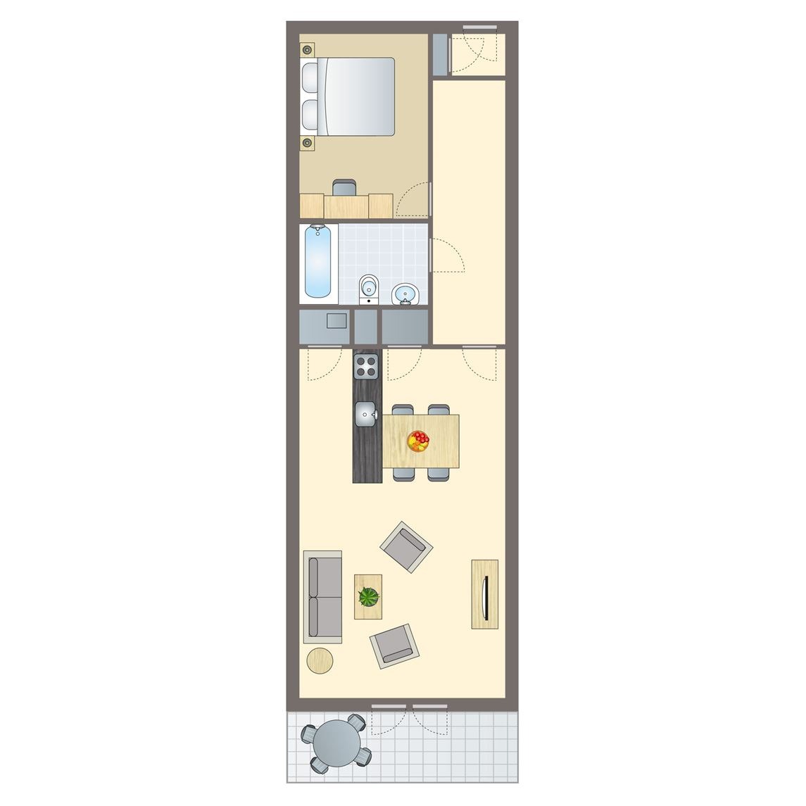 2-persoons appartement bij Vakantiepark Marina Lipno