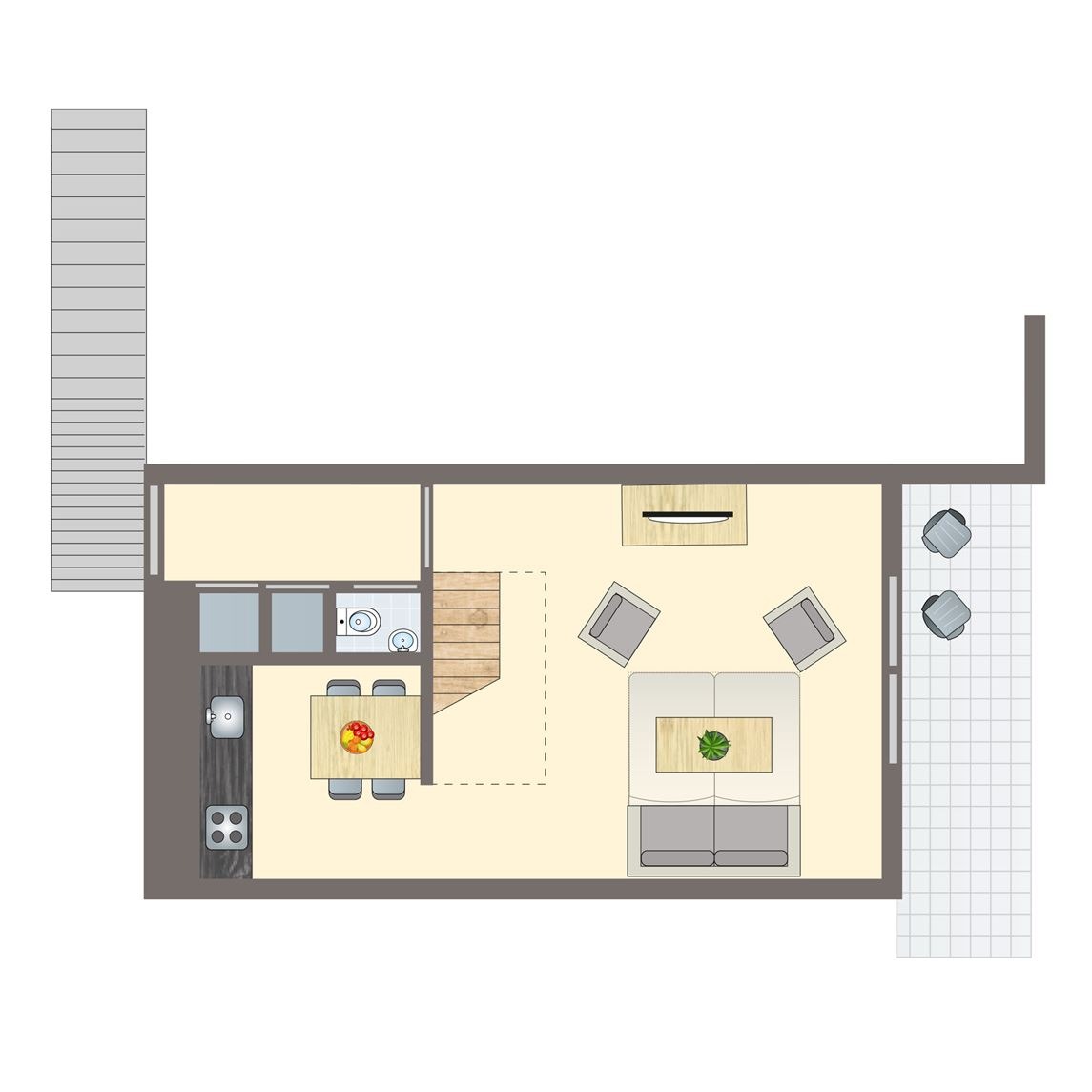 4-6-persoons appartement bij Vakantiepark Marina Lipno