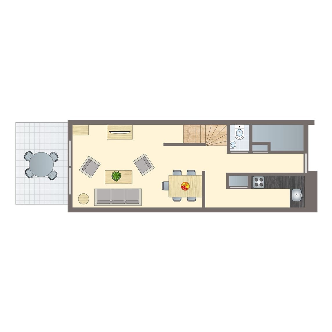 4-6-persoons bungalow bij Vakantiepark Marina Lipno