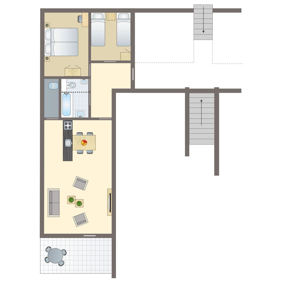 4-persoons appartement bij Vakantiepark Marina Lipno