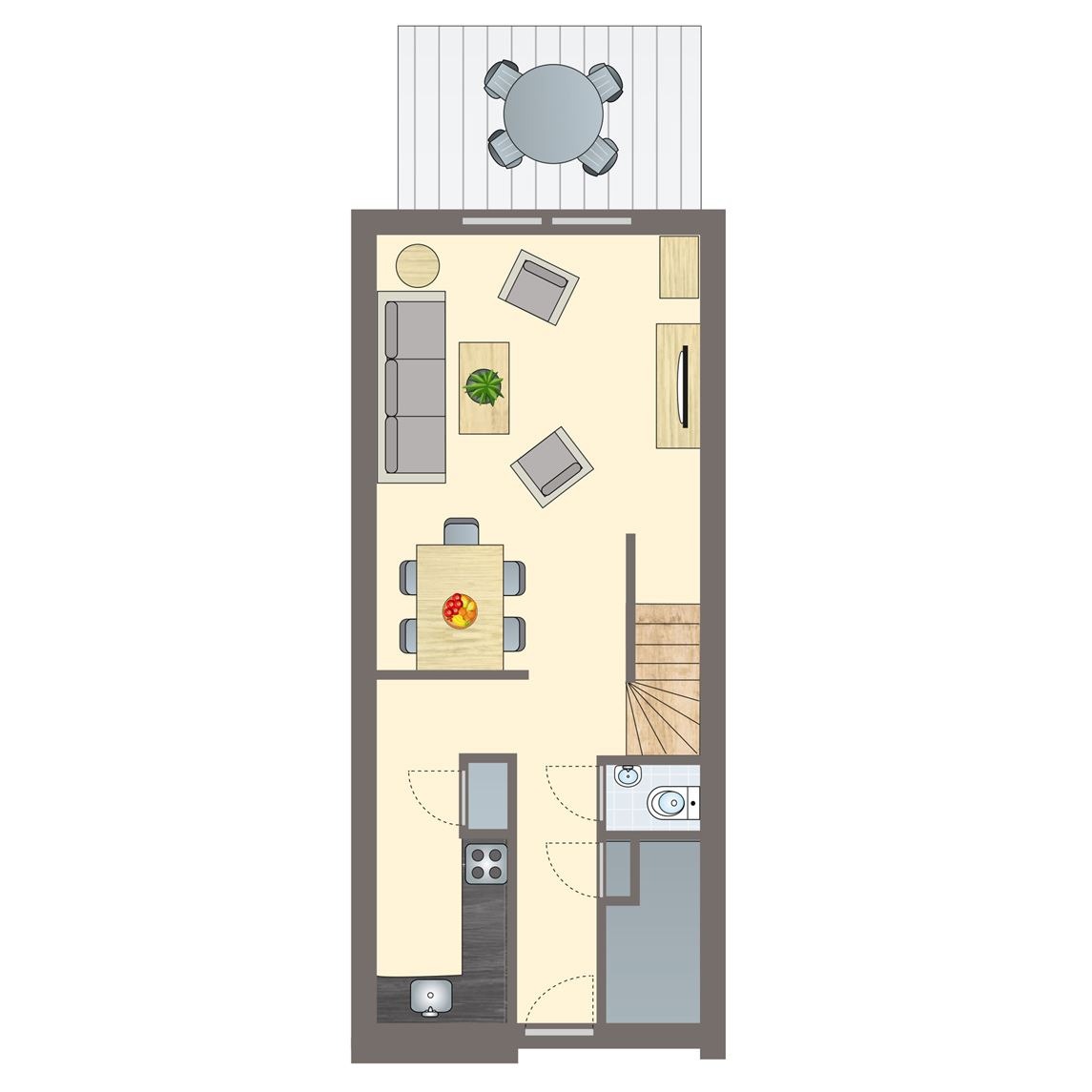 4-persoons bungalow bij Vakantiepark Marina Lipno