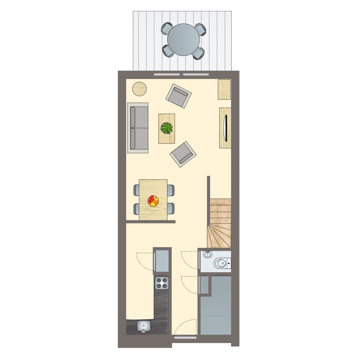 4-persoons bungalow bij Vakantiepark Marina Lipno