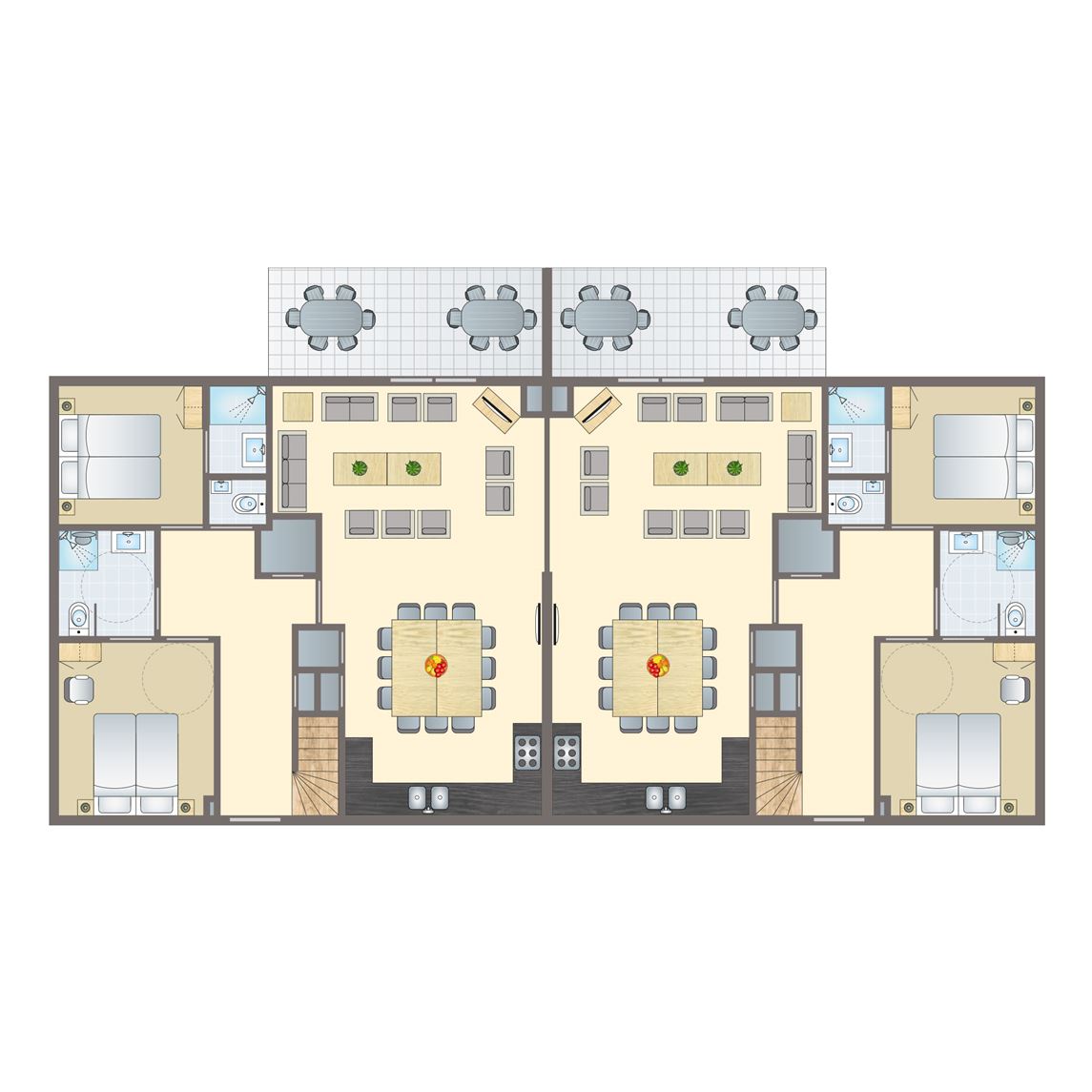 24-persoons bungalow bij Vakantiepark Orveltermarke