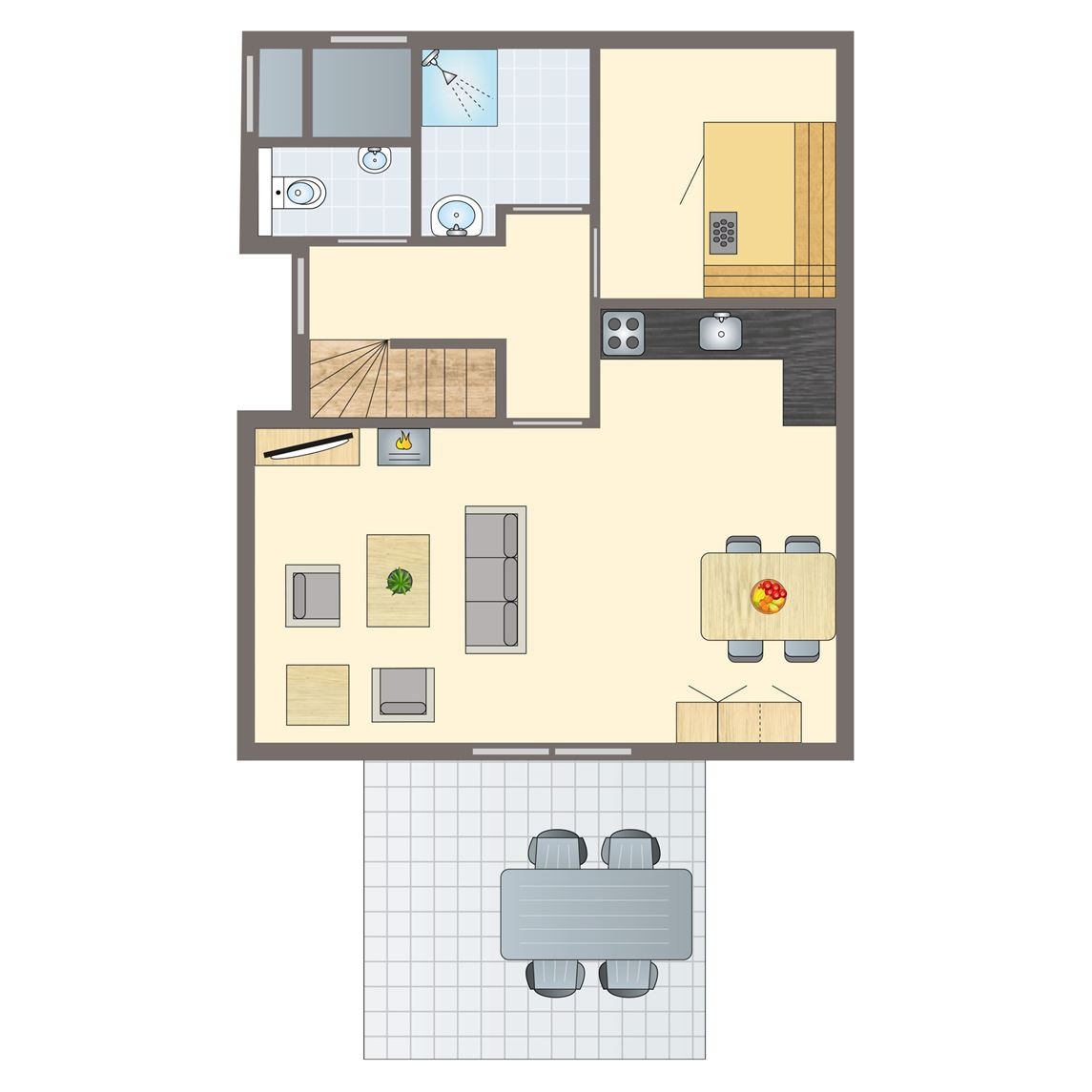 4-persoons bungalow bij Vakantiepark Orveltermarke