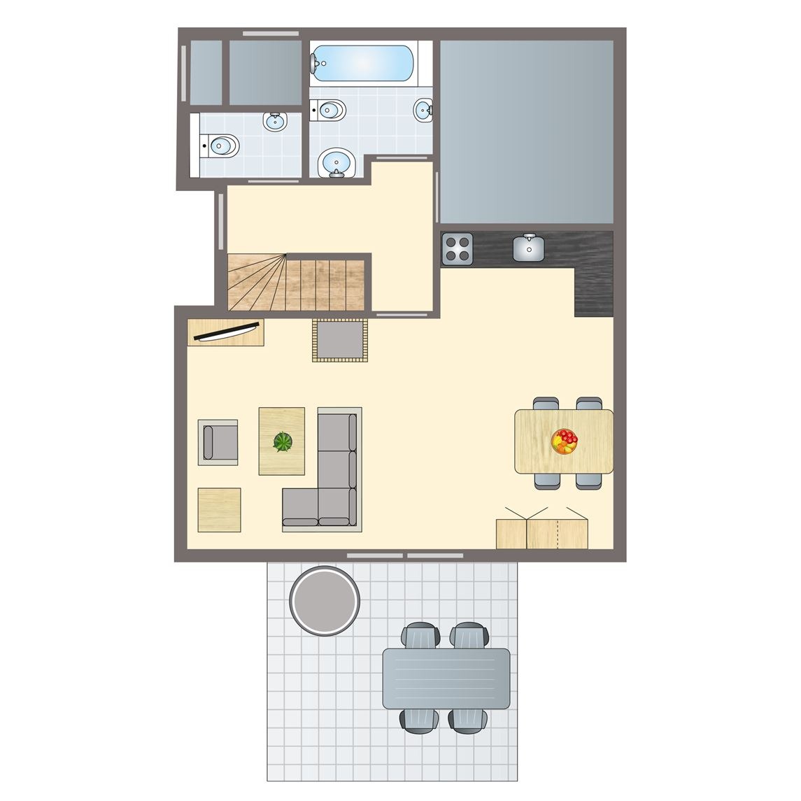 4-persoons kinderbungalow bij Vakantiepark Orveltermarke